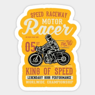 Motor Racing Sticker